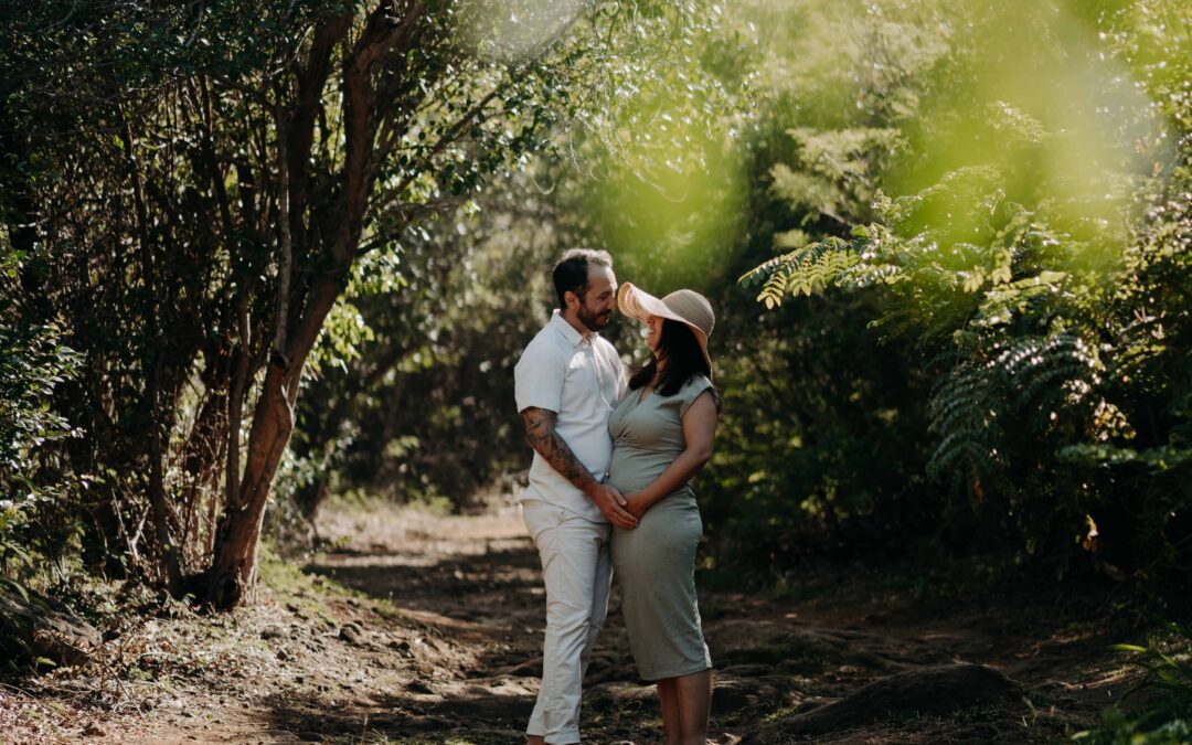 Shooting Grossesse Juliette et Tiago à Grand Anse